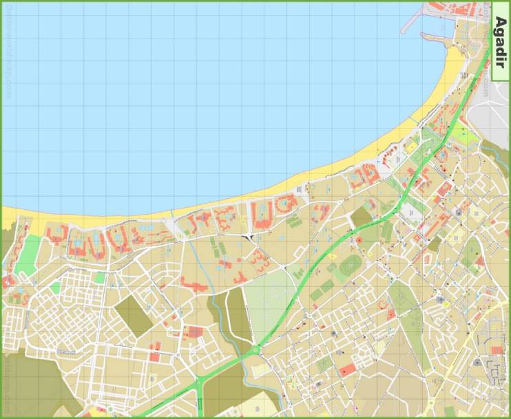 Carte Agadir