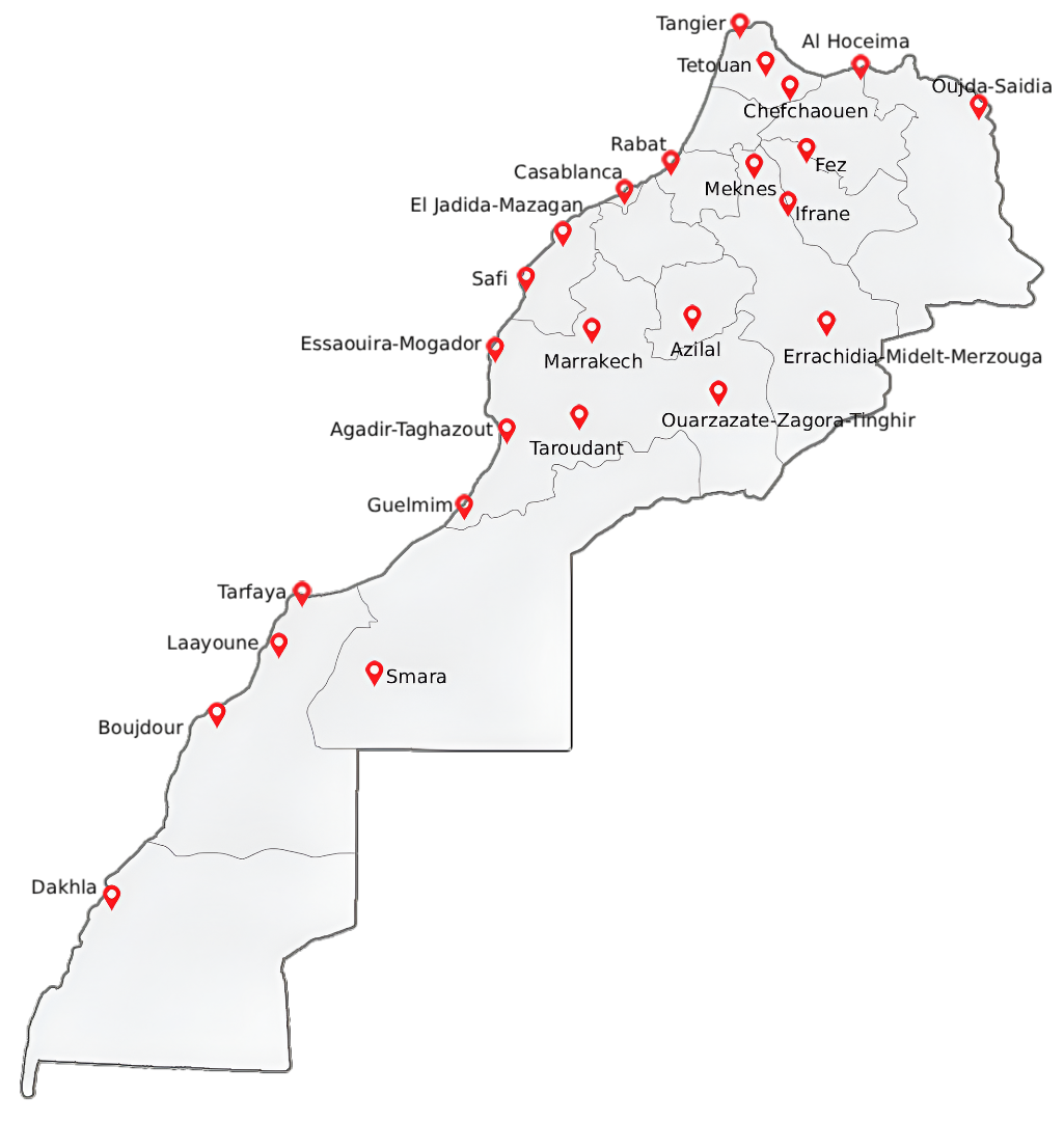 Morocco Map