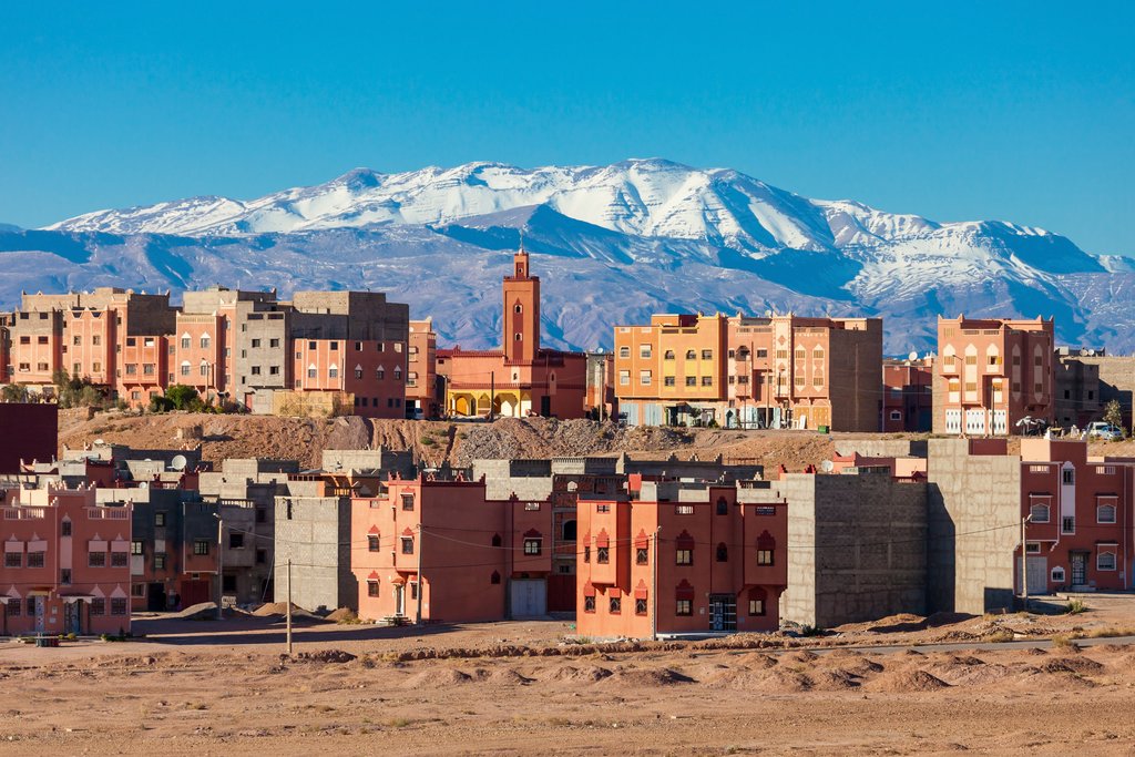 Ouarzazate vue aérienne