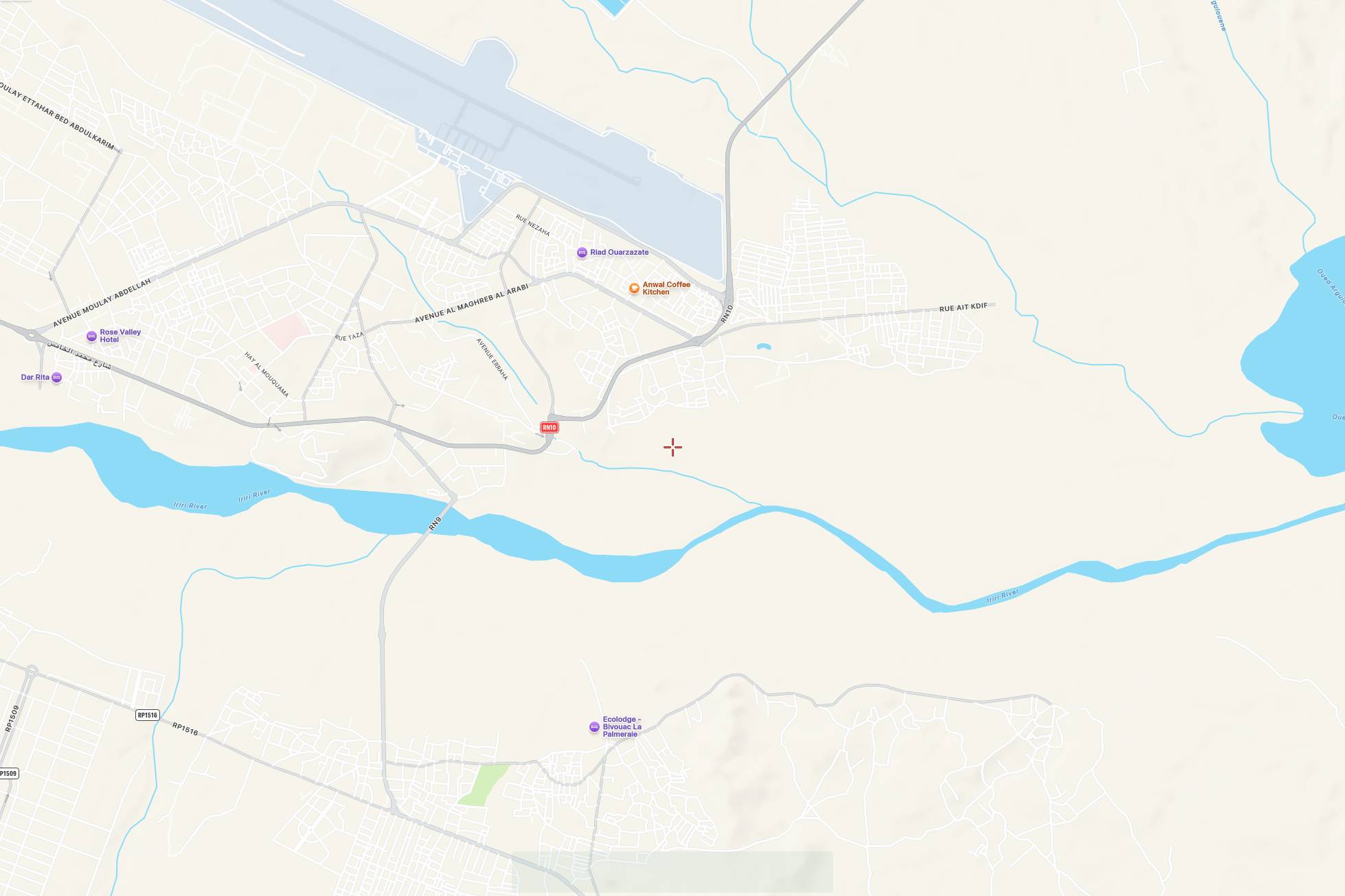 Carte Ouarzazate Arfoud