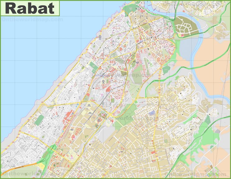 Carte Rabat